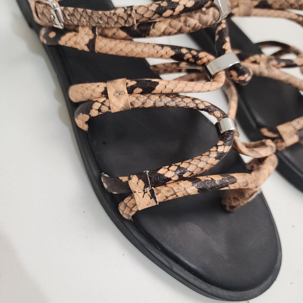 Rebecca Minkoff Sarle Strappy Sandal Rosewood Women's Size 8.5 - Picture 3 of 16